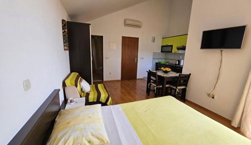 Studio (Studio Apartment with Balcony and Sea)