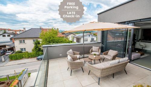 Deluxe Two-Bedroom Apartment with Private Terrace