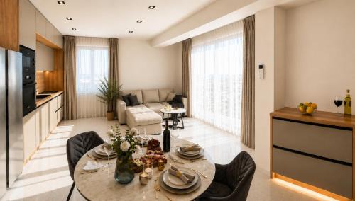 Two-Bedroom Apartment with Balcony and Sea View