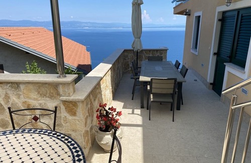 Medveja Apartment | Villa Sabine Medveja Cres. Studio-appartement mit Wlan und Pool
