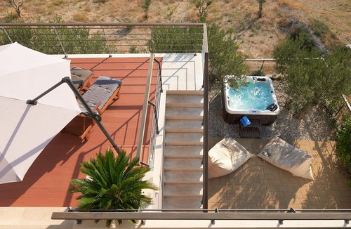 Veliko Brdo Villa | Villa View * Luxury villa in Makarska, private heated pool, gym, jacuzzi, sea view, electric car charger