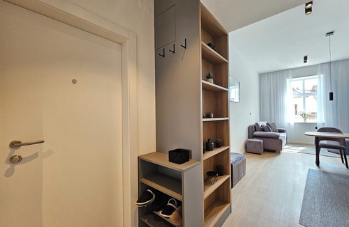 Ljubljana City Centre Apartment | Teo Tour AS/Cozy 1-bedroom apartment with free WiFi, AC in charming Ljubljana