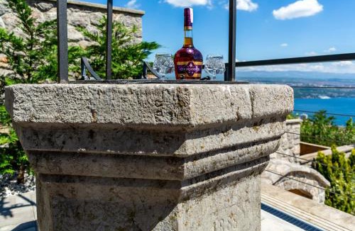 Veprinac Villa | Villa K Opatija with a heated pool, gym, sauna, astonishing sea view