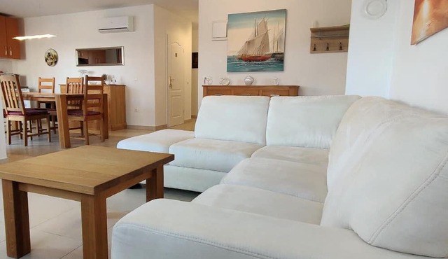Apartment with garden, shared pool and terrace