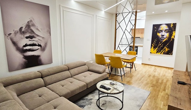 Charming 2-bedroom apartment in fabulous Novi Sad with WiFi, AC in Novi Sad
