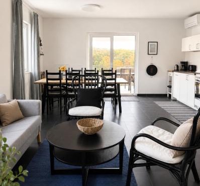 Villa Birke with pool and sea view floor two in Milna